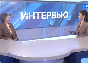 Интервью директора ИИЯЛ Зугуры Рахматуллиной на башкирском языке на телеканале БСТ